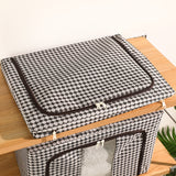 Cutie De Depozitare Pliabila, Cu Fermoar, 66 L, Textile, Design Zebra - vivimall.ro
