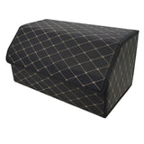 Cutie depozitare auto Flippy cu 2 compartimente deschise, interior organizat, unghi lateral