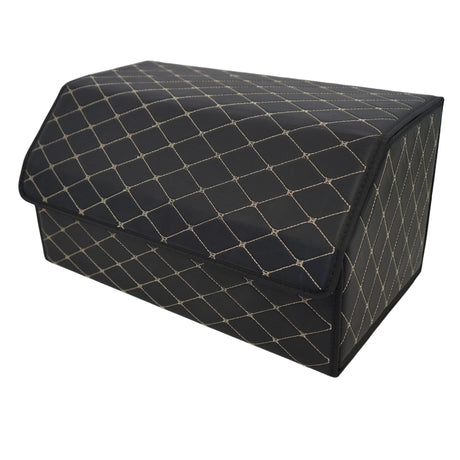 Cutie depozitare auto Flippy cu 2 compartimente deschise, interior organizat, unghi lateral