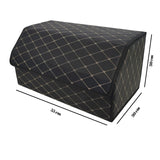 Organizator portbagaj Flippy pliat compact cu sistem velcro, economie de spațiu în portbagaj