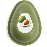 Cutie Alimentara, Vivimall, Model Avocado, din Plastic, 12.5 x 12.5 x 5.4 cm, 500 ml, Verde Inchis - vivimall.ro