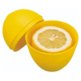 Cutie de depozitare si pastrare a alimentelor, Plastic, Vivimall, Model Lamaie, 8x8x11 cm, Galbena - vivimall.ro