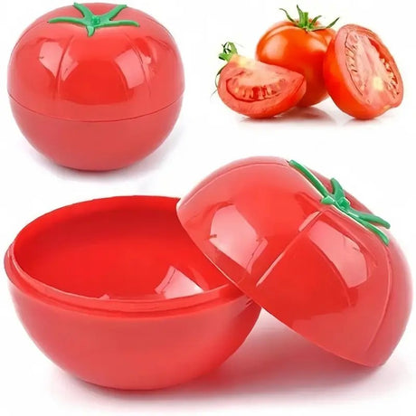 Cutie de depozitare si pastrare a alimentelor, Plastic, Vivimall, Model Rosie, 10x10x8.5 cm, Rosie - vivimall.ro