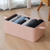 Cutie De Depozitare Tip Cos, Material Piele Ecologica, Pliabila, 26 L, Cadru Metalic, Cu Manere