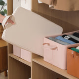 Cutie De Depozitare Tip Cos, Material Piele Ecologica, Pliabila, 26 L, Cadru Metalic, Cu Manere