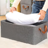 Cutie De Depozitare Tip Cos, Material Textil, Pliabila, 35 L, Cadru Metalic, Cu Manere