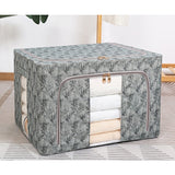 Cutie Depozitare, 66L, Din Material Textil, Pentru Haine Si Lenjerii, Model Bambus