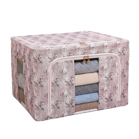 Cutie Depozitare, 66L, Din Material Textil, Pentru Haine Si Lenjerii