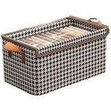 Cutie Depozitare, Vivimall, Capac Transparent, Model In Carouri, Model Mare, Maro - vivimall.ro