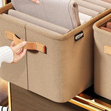 Cutie Depozitare, Pentru Haine, Lucruri, Din Textil Cu Cadru Metalic, Manere Laterale, Forma Dreptunghiulara, Volum 19 L,