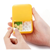 Cutie Depozitare Medicamente, 2 Compartimente, Glisanta, Patrata, Inchidere Etans - vivimall.ro