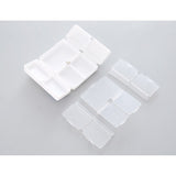 Cutie depozitare medicamente, 7 compartimente sigilate individual, pliabila, portabila, Flippy, Alb/Rosu