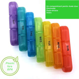Organizator Medicamente 21 Compartimente | MediTrack - vivimall.ro