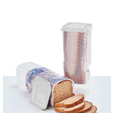 Cutie Depozitare Paine, Din Plastic, 34 X 13 Cm, Pastreaza Prospetimea, Capac - vivimall.ro