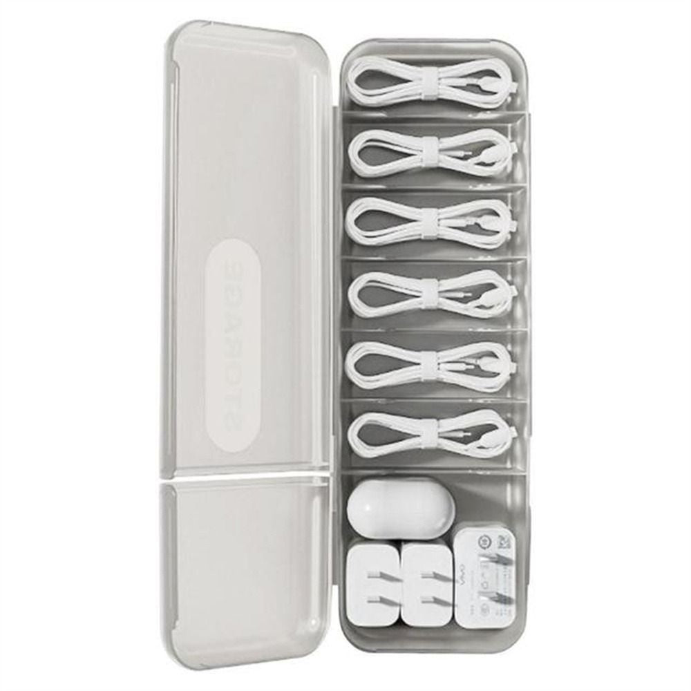 Cutie Organizatoare Pentru Cabluri, Din Plastic,