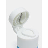 Cutie Pastile Multifunctionala, 4 In 1, Pahar Apa, Taiere, Sfaramare, Depozitare, Compact, Abs Cu Lama Din Inox, Alb/,
