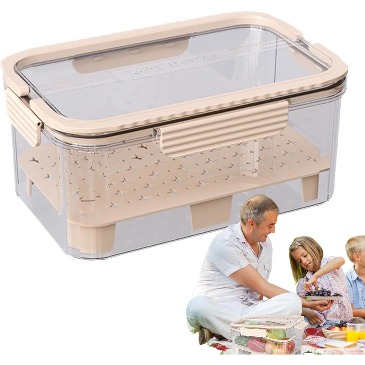 Cutie alimentară cu sistem de răcire și organizare | CoolTray - vivimall.ro