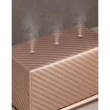 Tava pentru Paine, Vivimall, din Otel Carbon, 450 g, cu Capac, Antiaderenta, 21 x 11 x 11.5 cm, Roz Auriu - vivimall.ro