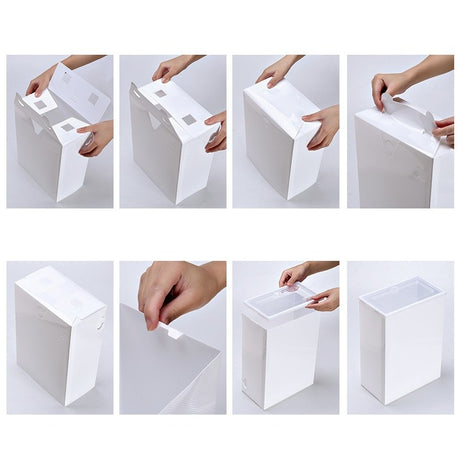 Three In A Pack Japanese Shoe Box Simple Plastic Drawer Storage Shoe Box - White Large - Product Size - 33*23*13Cm - vivimall.ro