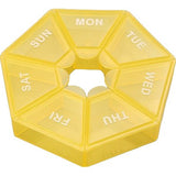Cutie Separator Medicamente Cu Zilele Saptamanii, Plastic, 7 Compartimente - vivimall.ro