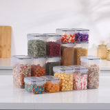 Set 14 cutii depozitare alimente transparente | StorePro - vivimall.ro