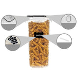 Cutii De Depozitare Alimente, Set Din 7 Cutii Pentru Condimente, Cereale, Cutii Pentru Bucatarie, Din Plastic Pp, Cutii Alimentare, Diferite Dimensiuni, Transparente - vivimall.ro