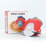 Cutit Circular Pentru Pizza 11.5 X 12.5 Cm, Otel Inoxidabil Si Plastic, Capc Protectie Lama - vivimall.ro