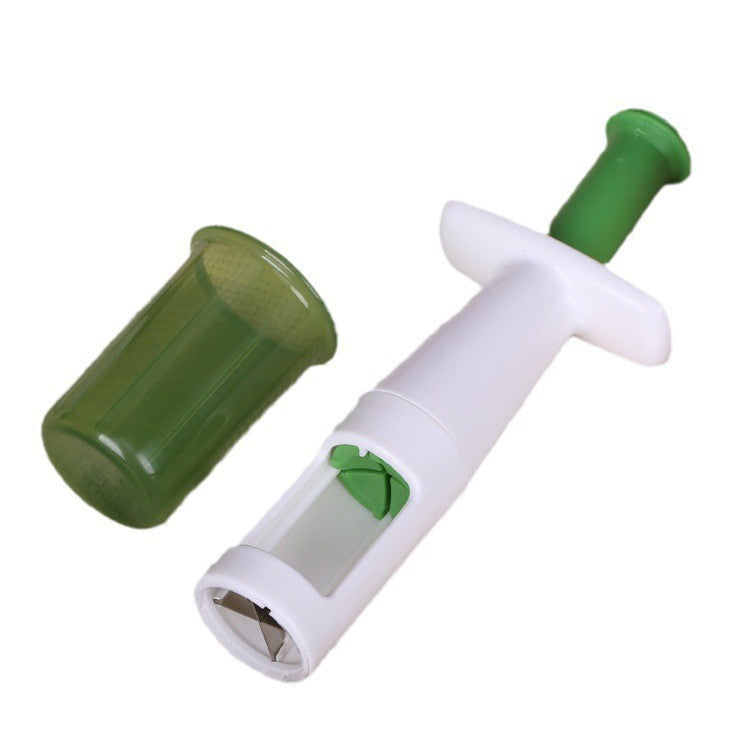 Cutit Feliator Pentru Legume Si Fructe Mici, Feliator Pentru Rosii Cherry, Feliator Pentru Masline, Ustensila De Feliat Fructe Si Legume, 18 X 6,5 Cm, Verde - vivimall.ro