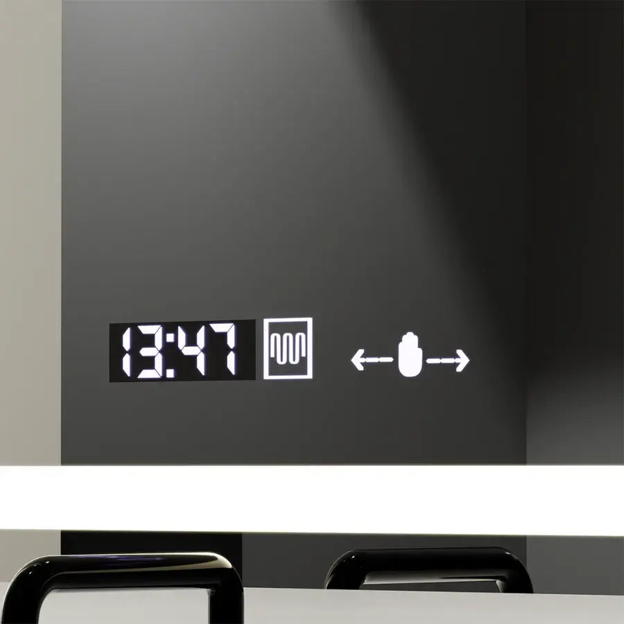 Oglinda Led Rectangulara, Radiante Senzor Motionglow Marcello, Sistem Dezaburire, Ceas & Termometru - vivimall.ro