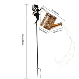 Decor Ornament Pentru Gradina, Decoratiune Pentru Gradina, Lumini Led Alb Cald, Inaltime 63 Cm - vivimall.ro