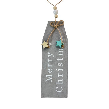 Decoratiune Craciun Din Lemn, Merry Christmas - vivimall.ro