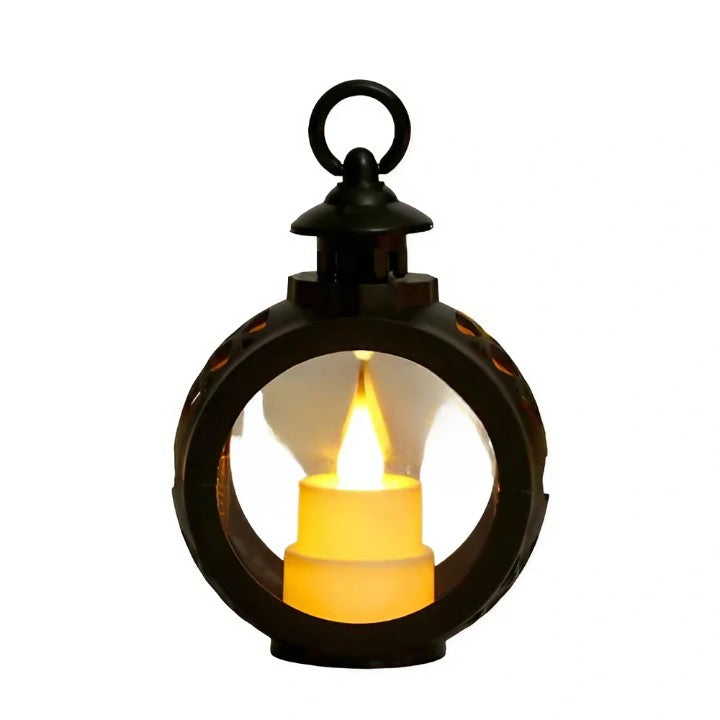 Decoratiune Craciun Tip Felinare Cu Baterii,Lumanare Cu Lumina Alb Cald Fara Geam,Baterii Incluse