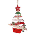 Decoratiune De Craciun Din Lemn, Cu Snur Pentru Agatare In Brad, Scris We Wish You A Merry Christmas - vivimall.ro