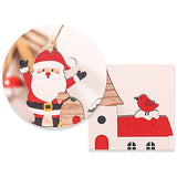 Decoratiune De Craciun Din Lemn, Cu Snur Pentru Agatare In Brad, Scris Let It Snow - vivimall.ro