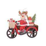 Decoratiune De Craciun Din Lemn, Cu Snur Pentru Agatare In Brad - vivimall.ro