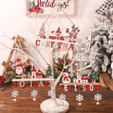 Decoratiune De Craciun Din Lemn, Cu Snur Pentru Agatare In Brad, Scris Let It Snow - vivimall.ro