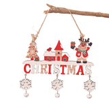 Decoratiune De Craciun Din Lemn, Cu Snur Pentru Agatare In Brad, Scris Let It Snow - vivimall.ro