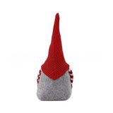 Ornament De Craciun Spiridus, Caciula Rosie Impletita, Material Textil, 25 Cm