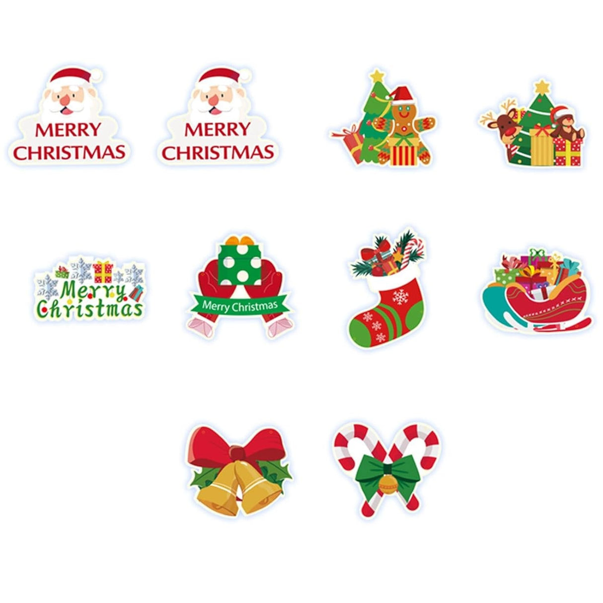 Set 2 Decoratiuni De Craciun, De Agatat, Pentru Usa, Sfoara Inclusa, 21 Cm/28 Cm, Din Hartie 350G - vivimall.ro
