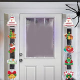Set 2 Decoratiuni De Craciun, De Agatat, Pentru Usa, Sfoara Inclusa, 21 Cm/28 Cm, Din Hartie 350G - vivimall.ro