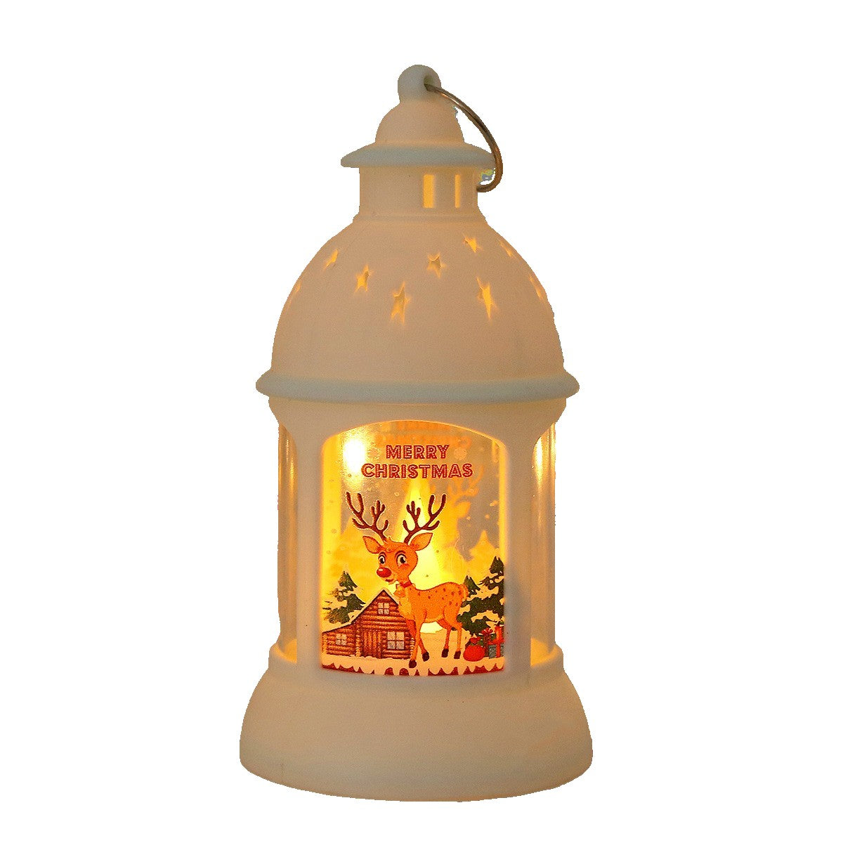 Decoratiune De Craciun, Ren, Din Plastic, Cu Inel De Agatat