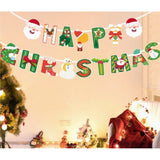 Decoratiune De Craciun, Tip Banner, 16 Piese, Pentru Usa Sau Perete, Sfoara Inclusa - vivimall.ro