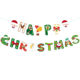 Decoratiune De Craciun, Tip Banner, 16 Piese, Pentru Usa Sau Perete, Sfoara Inclusa - vivimall.ro