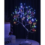 Decoratiune Luminoasa Arbore cu Baterii + USB, 108 LED-uri, multicolor