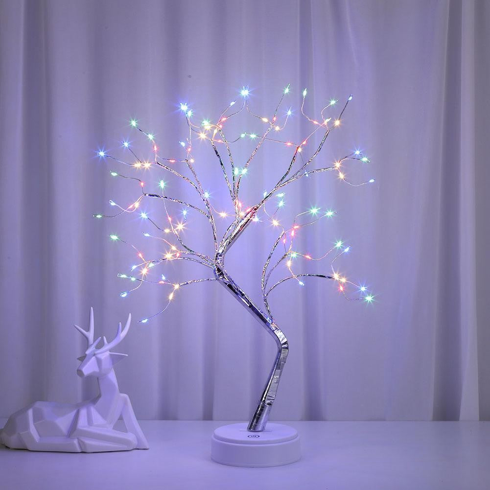 Decoratiune Luminoasa Arbore Cu Baterii + Usb, 108 Led-Uri