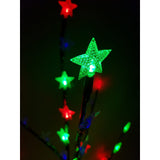 Decoratiune Luminoasa Crenguta Cu Baterii 72 Led -Uri Stelute
