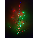 Decoratiune Luminoasa Crenguta Cu Baterii 72 Led -Uri Stelute