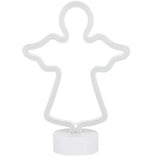 Decoratiune Luminoasa Cu Baterii Ingeras 25 Cm Rece
