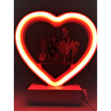 Decoratiune Luminoasa Cu Baterii Neon Love 20 Cm