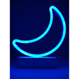 Decoratiune Luminoasa Cu Baterii Semiluna 25 Cm